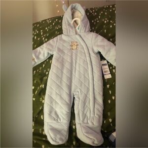 Wippette Light Blue Quilted Snowsuit